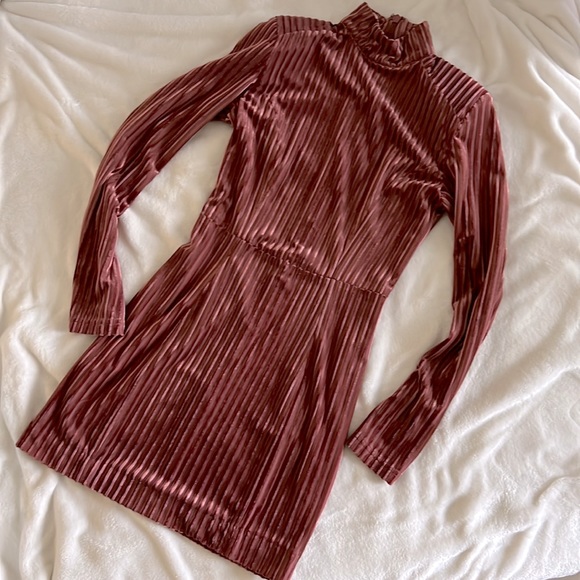 House of Cb CASADEI dust rose mini dress size XS - Picture 5 of 7